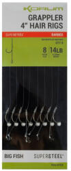 Korum Grappler Hair Rigs 10cm 8 Szakálas Füles Monofil Előkött Horog (K0310154)