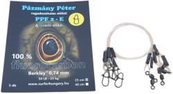 Berkley Pázmány Péter Berkley 100% Fluorocarbon Pergető Előke 0, 74mm 25cm (PPF2-25E)