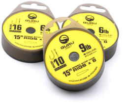 Guru SMWG Speed Stop Rig 16 Füles, Szakáll Nélküli Monofil Előkötött Horog 8db (GRR233)