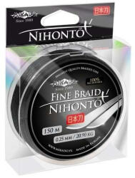 Mikado Nihonto Fine 0, 1mm 15m Fekete Fonott Előkezsinór (Z21B-010)