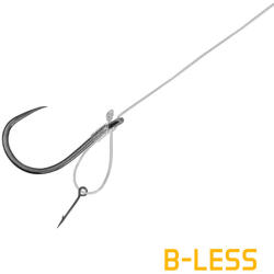 Delphin FLR D-rig 8cm 0, 22mm 8-as Füles, Szakáll Nélküli Előkötött Horog Csalitüskével 6db (101003779)