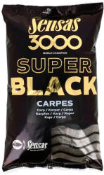 SENSAS 3000 Super Black Carp Etetőanyag 1kg (11582)