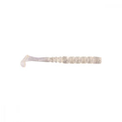 Mustad Aji Paddle Tail 5, 08cm Clear Luminous Silver Glitter Plasztik Csali 12db (M8085009)