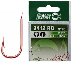 SENSAS Feeling 3412 Rózsaszín 18 Lapkás, Szakállas Keszegező Horog 15db (33658)