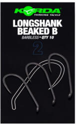Korda Longshank Beaked 6 Füles, Szakáll Nélküli Bojlis Horog 10db (KLSBB6)