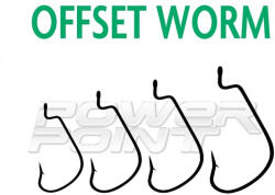 Rapture Offset Worm 3/0 Offset Horog 10db (200-54-007)