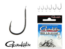 Gamakatsu LS-3310F/002 NL Fekete 2 11db/csomag Lapkás Szakállas Feeder horog (147963-002)