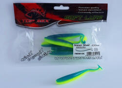 Top Mix Shiner Shad Cold Blue-Lime 10, 0cm Plasztik Csali 6db (TM682-CBL)