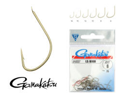 Gamakatsu LS-1810B/012 Bronz 12 25db/csomag Lapkás Szakállas Feeder horog (146548-012)