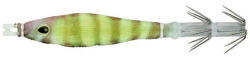 Sakura Stingray Soft 3.0 Glow Zebra Brown-Orange 9, 5cm 16, 2gr Squid Jig (SASLN50063-0-143)