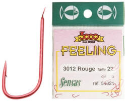 SENSAS Feeling 3012 Rózsaszín 20 Lapkás, Szakállas Keszegező Horog 15db (54031)