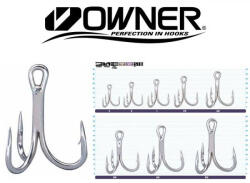Owner Hooks 5666 4X 1 Háromágú Ragadozóhalas Horog 6db (5666-109)