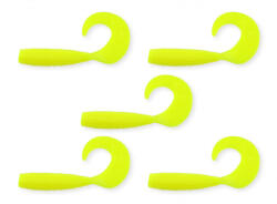 Nevis Twister 7, 5cm 4, 17gr 5db/cs Sárga Plasztik csali (9722-812)
