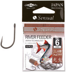 Mikado River Feeder 8 Füles, Szakállas Ponytozó Horog 10db (HS800-8DB)