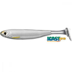 Livetarget Slow-Roll Shiner Paddle Tail Silver/Pearl 8, 5cm Gumihal 4db (LT201934)