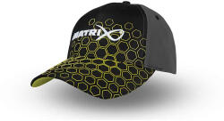 Matrix Hex Print Fekete Baseball Sapka (GHH006)