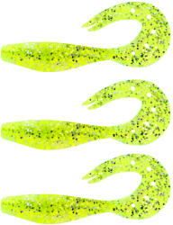 Nevis Twister Shad 11cm 10, 76gr 3db/cs (Zöld flitter) Plasztik csali (9511-010)