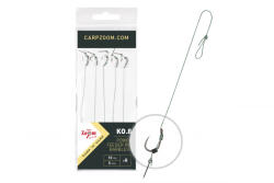 Feeder Competition KO. 8 12 Szakáll Nélküli, Füles Fonott Method Előkötött Horog Csalitüskével 5db (CZ1783)