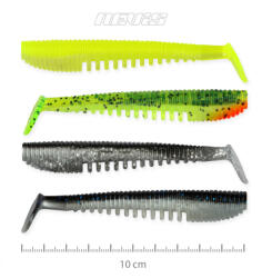 Nevis Impulse Shad 10cm 6, 92gr 4db/cs 4szín Plasztik csali (9721-198)
