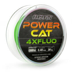 Nevis Powercat 4XFluo 200m 0, 50mm Fonott főzsinór-Zöld (3238-050)