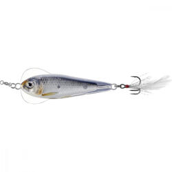 Livetarget Flutter Shad Jigging Spoon Silver/Black 14gr 5, 5cm Támolygó Villantó (LT200702)