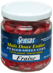 SENSAS Üveges Epres Csalizó Kukorica 212ml (09250)