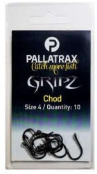 Pallatrax Gripz Chod Hooks 4 Füles, Szakáll Nélküli Bojlis Horog 10db (PXPS1275)