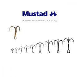 Mustad Treble Hooks 4 10db Hármashorog (M4285004)