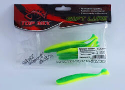 Top Mix Shiner Shad Green-Yellow Chartreuse 10, 0cm Plasztik Csali 6db (TM682-GYC)
