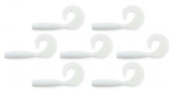 Nevis Twister 6cm 2, 54gr 7db/cs Fehér Plasztik csali (9722-604)