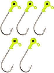 Nevis Gumihal fej sárga 5/0 5gr 5db/cs Jig fej (8560-551)