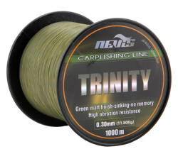 Nevis Trinity 1000m 0.25mm Monofil főzsniór-Zöld (3243-125)