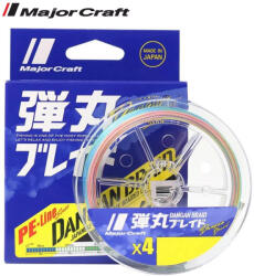 Major Craft Dangan Braid X4 0, 19mm 150m Multicolor Fonott Zsinór (DB4-150-2MC-30lb)