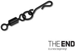 Delphin THE END Q-Cast Q Alakú Karikával Ellátott Forgókapocs #4 10db (101003587)