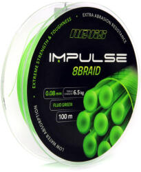 Nevis Impulse 8Braid 100m 0.14mm Fonott főzsinór-Fluo zöld (3223-114)