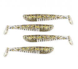Nevis Impulse Shad 10cm 6, 92gr 4db/cs Arany Flitter Plasztik csali (9721-130)