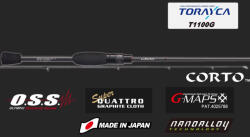 Graphiteleader Super Corto 17 GSRCS-612L-T EX Fast 1, 85m 0, 3-4gr 2 Részes Pergető Bot (G08651)