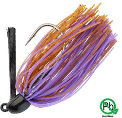 Sakura Tungsten Swim Jig 10, 6gr BP Szoknyás Jig Fej - Barna&Lila (SAPLK50013-8-BP)