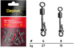 Delphin Method QuiX Oldalvonalas Forgókapocs #8 10db (101003590)