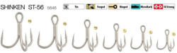 Trabucco Shinken ST-56 TN #1/0 Hármas Horog 3db (205-20-009)
