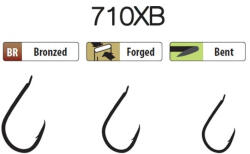 Trabucco XPS 710XB 14 Lapkás, Szakállas Horog 25db (021-70-140)