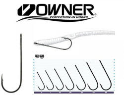 Owner Hooks 5100 2/0 Szakállas, Füles Egyágú Süllőző Horog 6db (5100-121)