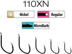 Trabucco XPS 110XN 10 Lapkás, Szakállas Horog 25db (021-44-100)