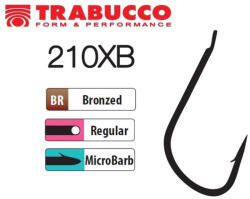 Trabucco XPS 210XB 16 Lapkás, Szakállas Horog 25db (021-64-160)