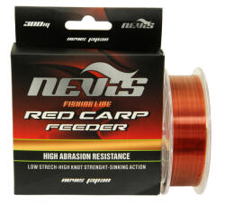 Nevis Red Carp Feeder 150m 0.25mm Monofil főzsinór-Áttetsző piros (3231-025)