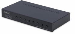 StarTech - 8 portos HDMI KVM kapcsoló 1U rackbe szerelhető készlettel, 4K 60Hz HDMI 2.0 - R8AH202-KVM-SWITCH (R8AH202-KVM-SWITCH)
