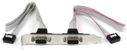StarTech - Dual DB9 Serial Port Bracket to 10 Pin Header (PLATE9M2P16) (PLATE9M2P16)