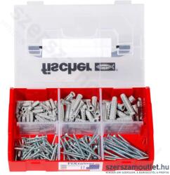 Fischer FixTainer SX Műanyag dübel + csavar készlet [210db/doboz] (532891) (532891FIS)