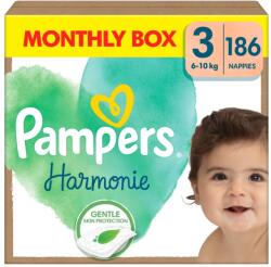 Pampers Harmonie havi Pelenkacsomag 6-10kg Midi 3 (186db) (81754106)