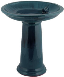  Kerámia madáretető és itató állvány, kék (FB422)